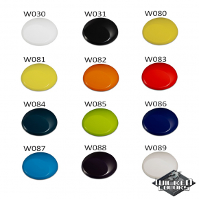 Краска для аэрографии Wicked Colors Opaque Jet Black Черный оникс W031 - изображение 3 - интернет-магазин tricolor.com.ua