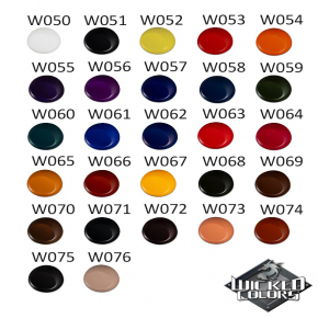 Краска для аэрографии Wicked Colors Detail Black Черная W051 - изображение 3 - интернет-магазин tricolor.com.ua