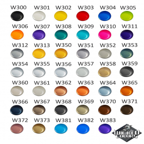 Краска для аэрографии Wicked Colors Pearl Black Черная перламутровая W300 - изображение 3 - интернет-магазин tricolor.com.ua