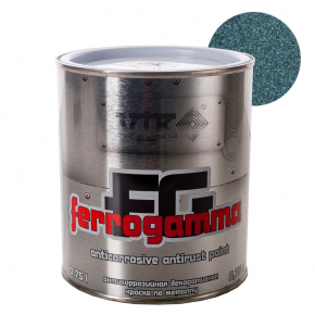 Фарба для металу Vik FerroGamma Темно-блакитна Ефект металевої стружки