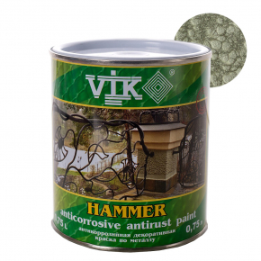 Фарба для металу Vik Hammer Бронзова молоткова - интернет-магазин tricolor.com.ua