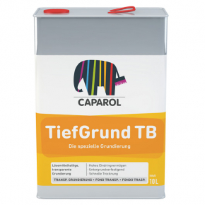 Грунт Caparol Tiefgrund TB для гіпсових штукатурок і складних поверхонь