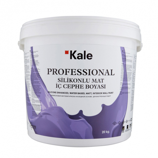 Краска акриловая c силиконом Kale Professional Silikonlu Mat ic cephe База С матовая