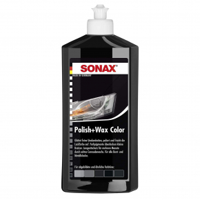 Поліроль з воском Sonax Polish&Wax Color NanoPro Чорний - изображение 2 - интернет-магазин tricolor.com.ua