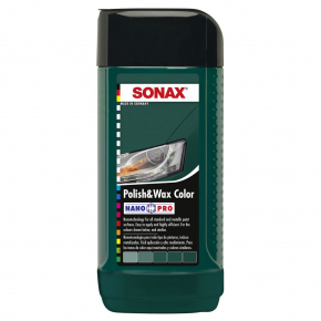 Поліроль з воском Sonax Polish&Wax Color NanoPro Зелений - изображение 2 - интернет-магазин tricolor.com.ua