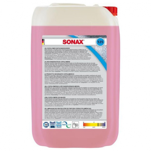 Очисник воску Sonax Copolymer Засіб для розконсервації 535705