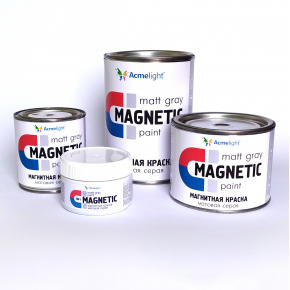 Магнітна фарба Acmelight Magnetic Paint сіра - изображение 3 - интернет-магазин tricolor.com.ua