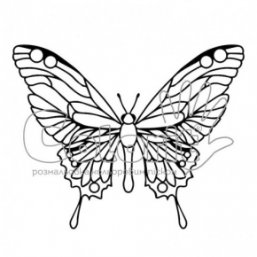Трафарет для розмальовки піском Метелик H8 - интернет-магазин tricolor.com.ua