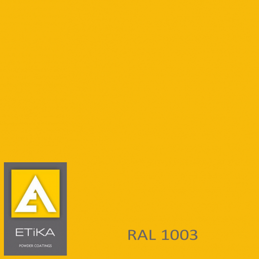 Фарба порошкова поліефірна Etika Tribo Жовта RAL 1003 текстурна - интернет-магазин tricolor.com.ua