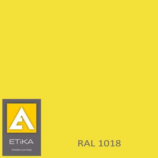 Фарба порошкова поліефірна Etika Tribo Жовта RAL 1018 текстурна - интернет-магазин tricolor.com.ua