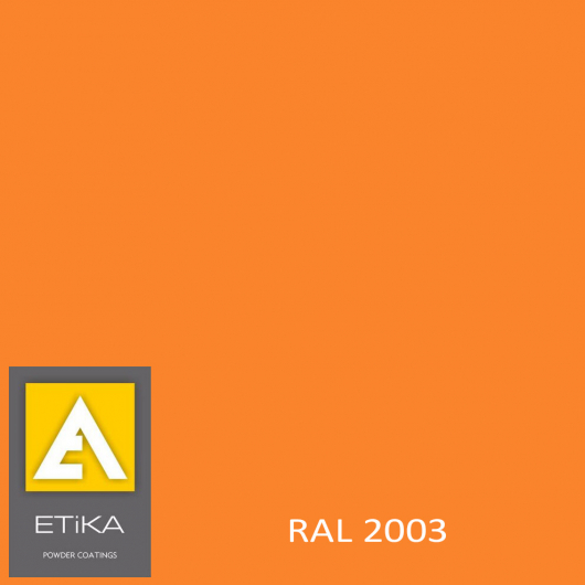 Фарба порошкова поліефірна Etika Tribo Помаранчева RAL 2003 крокрень - интернет-магазин tricolor.com.ua