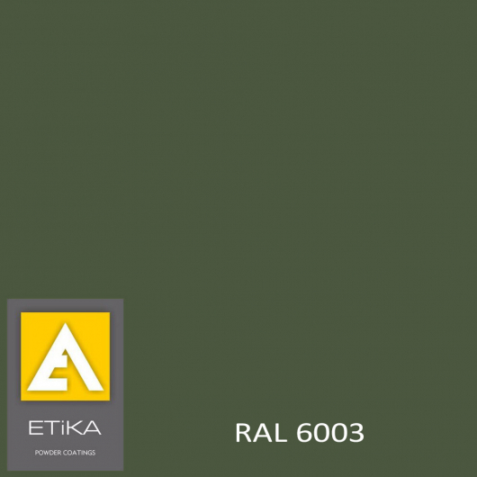 Фарба порошкова поліефірна Etika Tribo Оливково-зелена RAL 6003 глянсова - интернет-магазин tricolor.com.ua