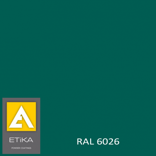 Фарба порошкова поліефірна Etika Tribo Зелена RAL 6026 глянсова - интернет-магазин tricolor.com.ua