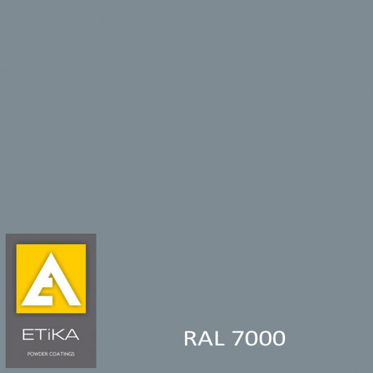 Краска порошковая полиэфирная Etika Tribo Серая RAL 7000 глянцевая - интернет-магазин tricolor.com.ua