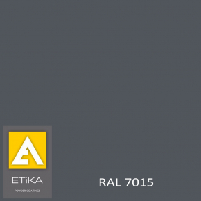 Краска порошковая полиэфирная Etika Tribo Серая RAL 7015 матовая - интернет-магазин tricolor.com.ua