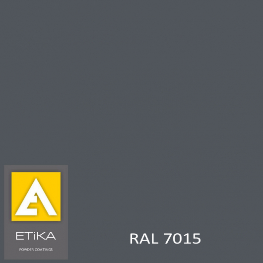 Краска порошковая полиэфирная Etika Tribo Серая RAL 7015 матовая - интернет-магазин tricolor.com.ua