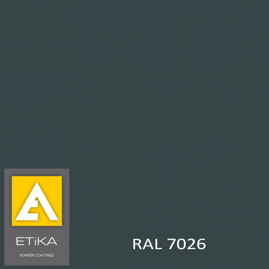 Фарба порошкова поліефірна Etika Tribo Сіра RAL 7026 текстурна - интернет-магазин tricolor.com.ua