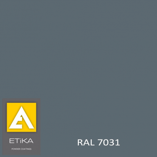 Фарба порошкова поліефірна Etika Tribo Синьо-сіра RAL 7031 глянсова - интернет-магазин tricolor.com.ua