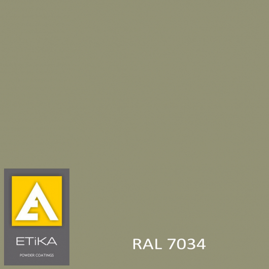 Фарба порошкова поліефірна Etika Tribo Сіра RAL 7034 матова - интернет-магазин tricolor.com.ua