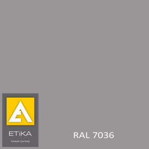 Краска порошковая полиэфирная Etika Tribo Серая RAL 7036 матовая - интернет-магазин tricolor.com.ua