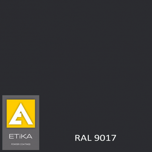 Фарба порошкова поліефірна Etika Tribo Чорна RAL 9017 текстурна - интернет-магазин tricolor.com.ua