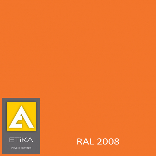Фарба порошкова поліефірна Etika Elektro Помаранчева RAL 2008 глянсова - интернет-магазин tricolor.com.ua