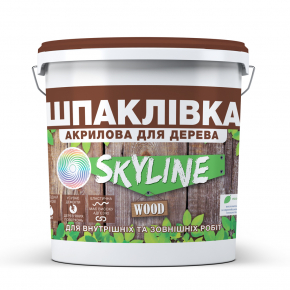 Шпаклівка для дерева готова до застосування акрилова Skyline Wood біла - интернет-магазин tricolor.com.ua