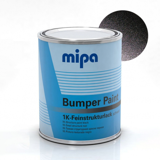 Фарба структурна Mipa Bumper paint Чорна RAL 9500 для бампера