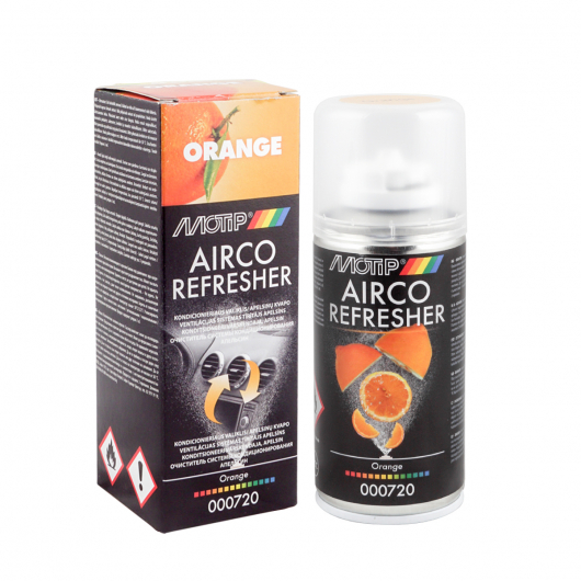 Очищувач системи кондиціювання Motip Airco запах апельсину - интернет-магазин tricolor.com.ua