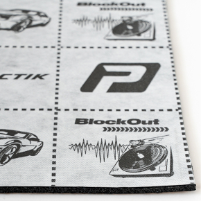 Шумопоглинаючий матеріал Practik BlockOut 0,75*0,46 м 6 мм - интернет-магазин tricolor.com.ua