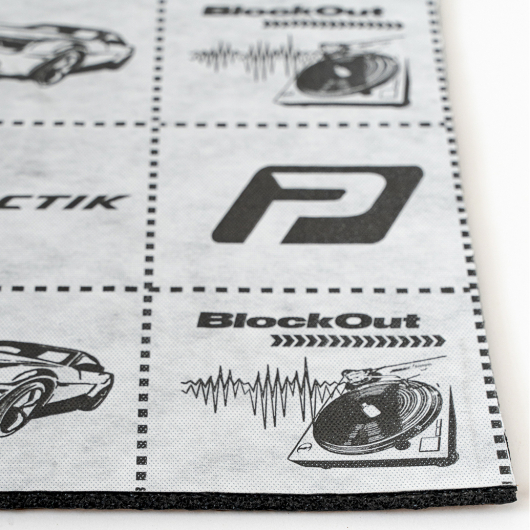 Шумопоглинаючий матеріал Practik BlockOut 0,75*0,46 м 6 мм - интернет-магазин tricolor.com.ua