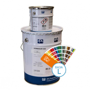 Фарба двокомпонентна поліуретанова акрил PPG Sigmadur 550H База L - интернет-магазин tricolor.com.ua