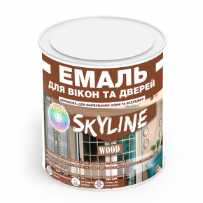 Емаль акрилова Для Вікон та Дверей водорозчинна SkyLine Wood - интернет-магазин tricolor.com.ua