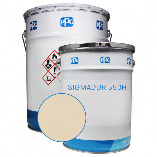 Фарба двокомпонентна акрил-поліуретанова PPG Sigmadur 550H База L у кольорі Ral 1015