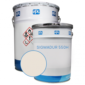 Фарба двокомпонентна акрил-поліуретанова PPG Sigmadur 550H База L у кольорі Ral 9001