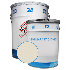 Двухкомпонентная полиуретановая грунт-краска PPG Sigmafast 210HS База L в цвете Ral 1013