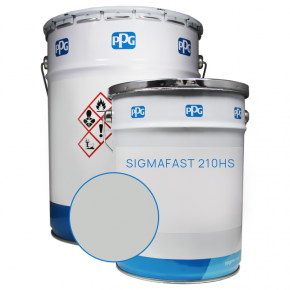 Двокомпонентна поліуретанова ґрунт-фарба PPG Sigmafast 210HS База L у кольорі Ral 7035
