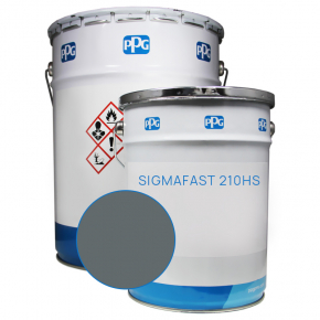 Двокомпонентна поліуретанова ґрунт-фарба PPG Sigmafast 210HS База Z у кольорі Ral 7012