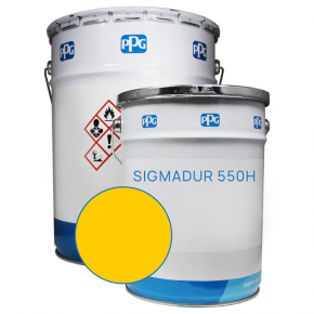 Краска двухкомпонентная акрил-полиуретановая PPG Sigmadur 550H База Z в цвете Ral 1003+