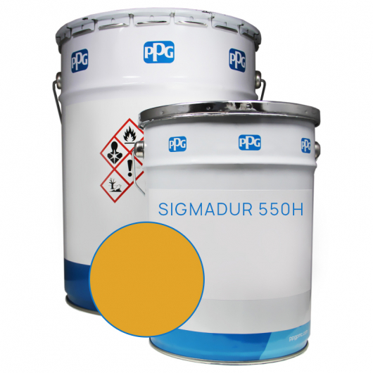 Фарба двокомпонентна акрил-поліуретанова PPG Sigmadur 550H База Z у кольорі Ral 1006