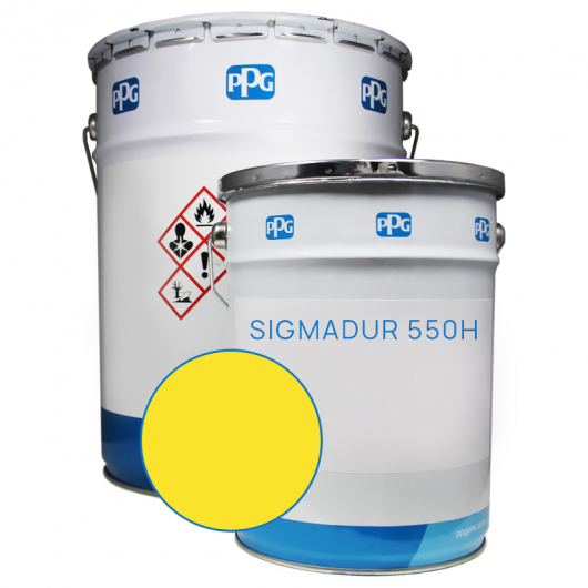 Фарба двокомпонентна акрил-поліуретанова PPG Sigmadur 550H База Z у кольорі Ral 1018