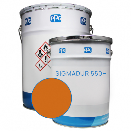 Фарба двокомпонентна акрил-поліуретанова PPG Sigmadur 550H База Z у кольорі Ral 2000