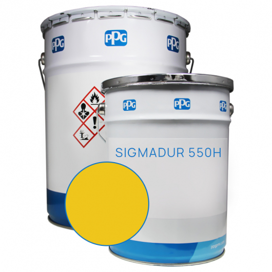 Фарба двокомпонентна акрил-поліуретанова PPG Sigmadur 550H База Z у кольорі Ral 1023