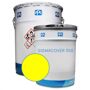 Двокомпонентна ґрунт/фарба для бетону PPG Sigmacover 350 База Z у кольорі Ral 1016