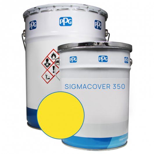 Двокомпонентна ґрунт/фарба для бетону PPG Sigmacover 350 База Z у кольорі Ral 1018