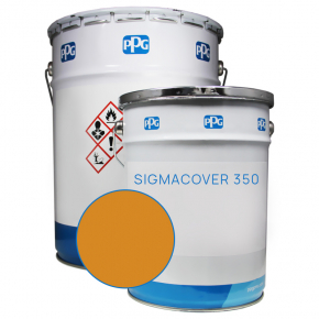 Двокомпонентна ґрунт/фарба для бетону PPG Sigmacover 350 База Z у кольорі Ral 2011