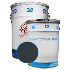 Двокомпонентна ґрунт/фарба для бетону PPG Sigmacover 350 База Z у кольорі Ral 7011