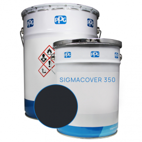 Двокомпонентна ґрунт/фарба для бетону PPG Sigmacover 350 База Z у кольорі Ral 7015