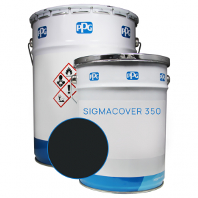 Двокомпонентна ґрунт/фарба для бетону PPG Sigmacover 350 База Z у кольорі Ral 7026