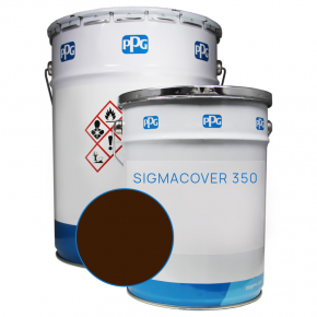 Двокомпонентна ґрунт/фарба для бетону PPG Sigmacover 350 База Z у кольорі Ral 8011